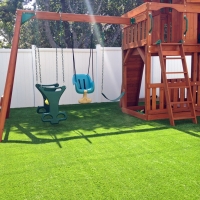 Fake Grass Livingston, California Athletic Playground, Backyard Design