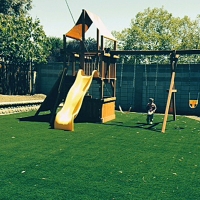 Plastic Grass Merced, California Landscape Design, Backyard