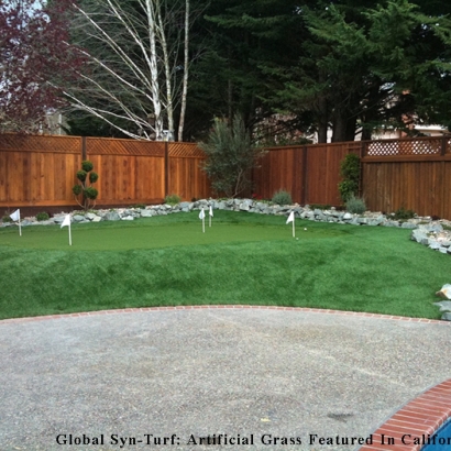 Artificial Turf Dos Palos Y, California Diy Putting Green, Backyard Landscaping Ideas