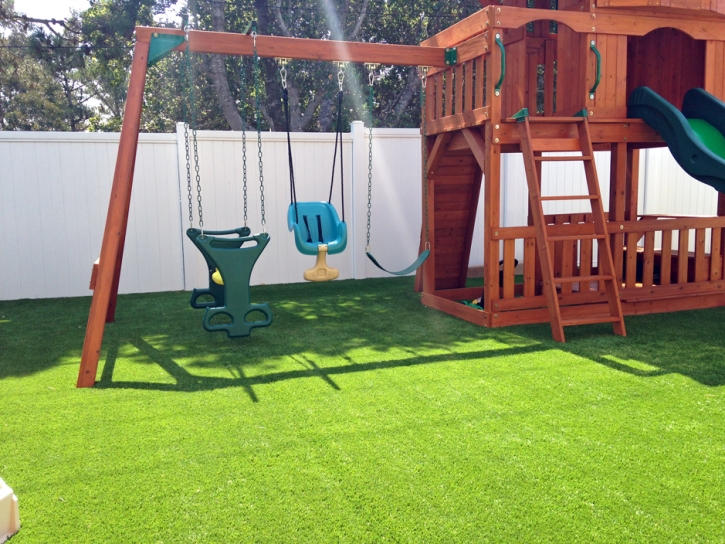 Fake Grass Livingston, California Athletic Playground, Backyard Design