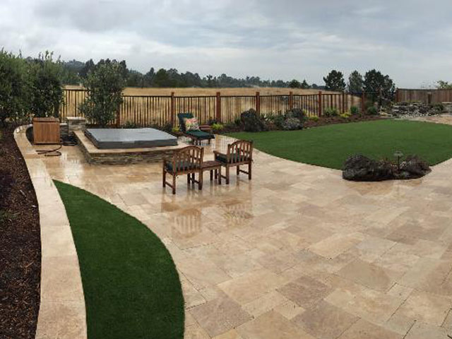 Synthetic Turf South Dos Palos, California Rooftop, Beautiful Backyards